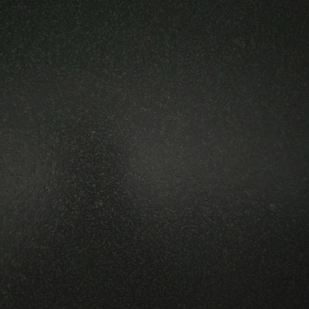 Jet black leather