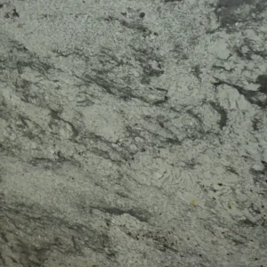 Close-up of Colonial White Granite showing natural grey mineral patterns