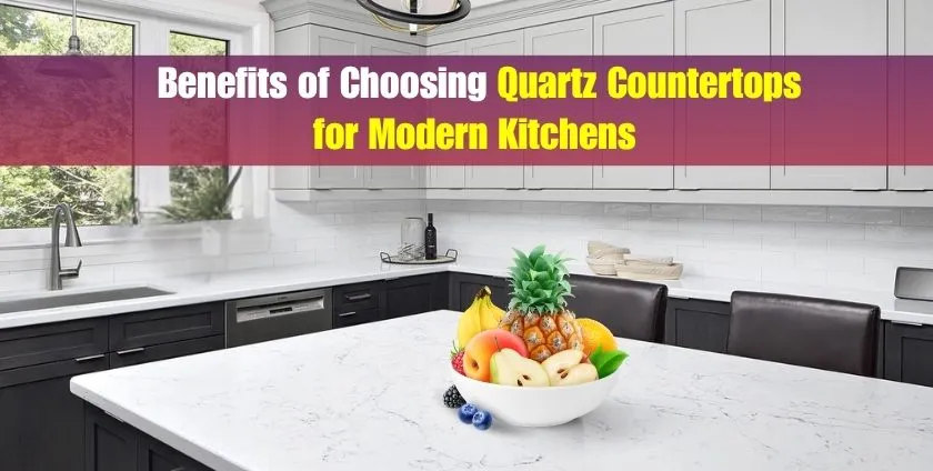 quartz countertops modern kitchen design white quartz surface durable kitchen countertop