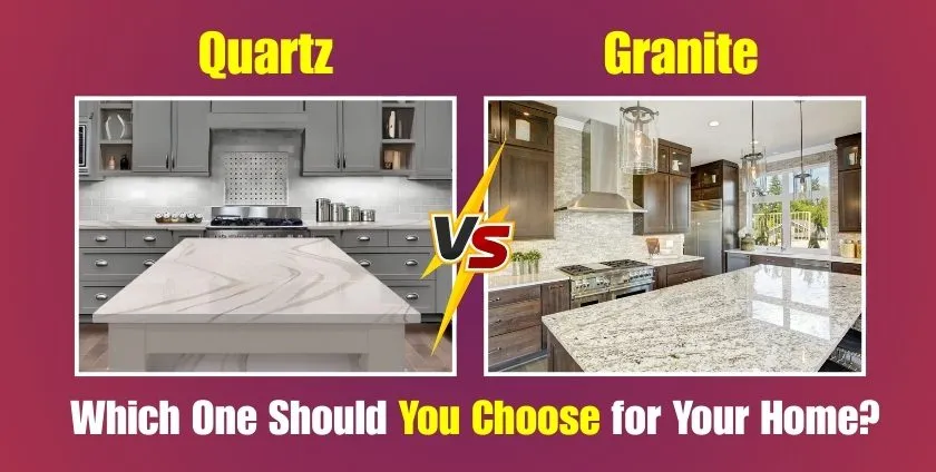 quartz vs granite kitchen countertops comparison modern kitchen surfaces design differences