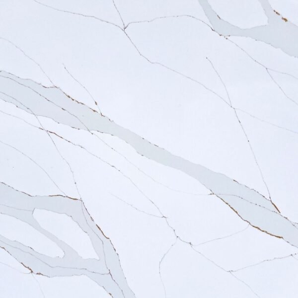 Calacatta Gold Quartz Stone Slab for Modern Kitchens