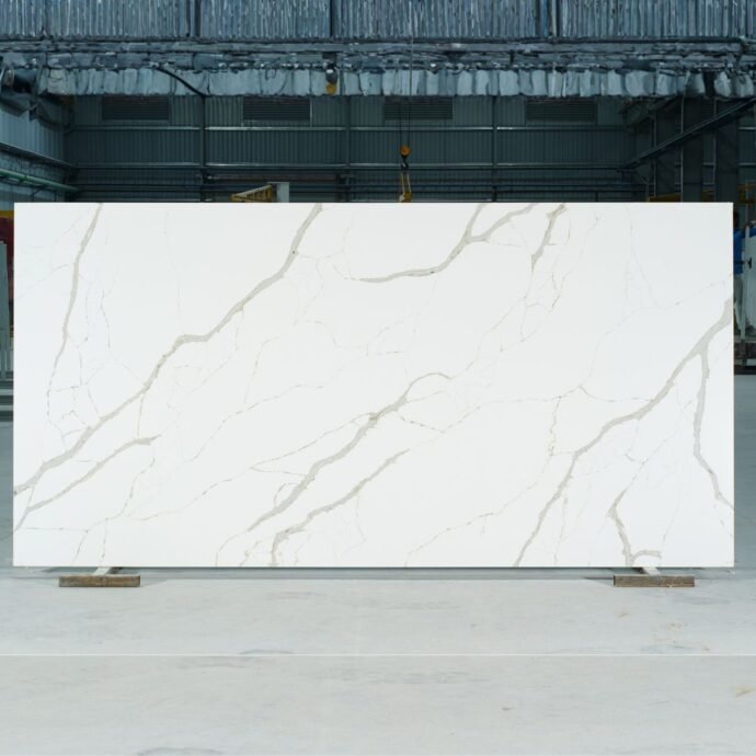 Dazzle Gold Quartz Stone Slab | Kokapet Hyderabad