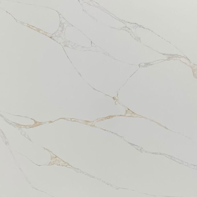 Venetian Gold Quartz Stone Slab for Kitchen Countertops