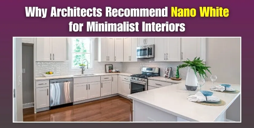 nano white kitchen countertop interior modern kitchen design seamless white surface