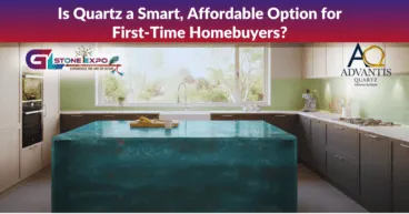 Quartz countertop for first-time homebuyers affordable modern kitchen design