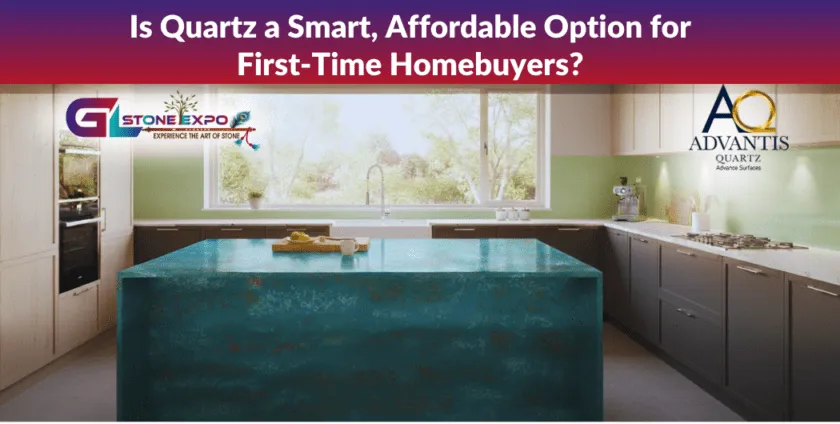 Quartz countertop for first-time homebuyers affordable modern kitchen design