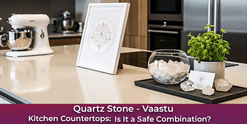 quartz stone slab flooring