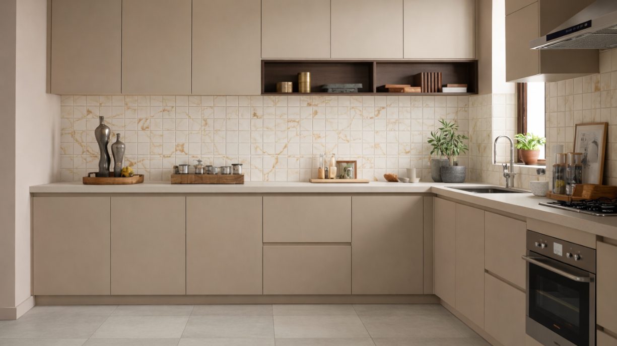 Kitchen tiles usage in Madhapur Hyderabad