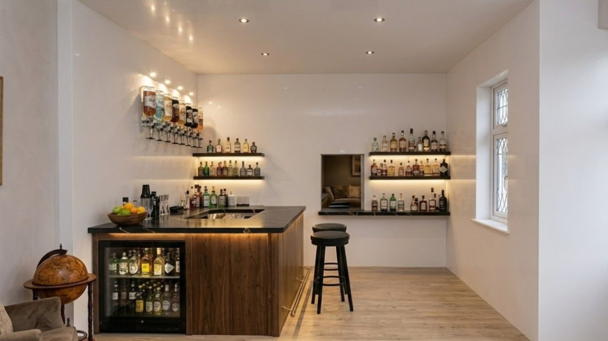 Quartz Bar Counter in Madhapur Hyderabad