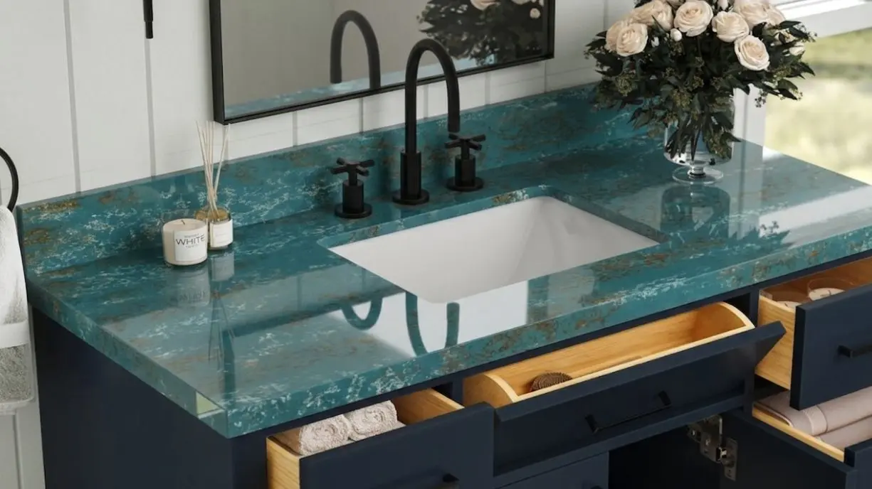 Quartz Bathroom Vanity in Madhapur Hyderabad