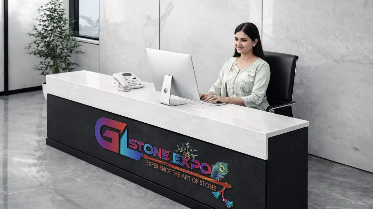 Quartz Office Countertops in Madhapur Hyderabad