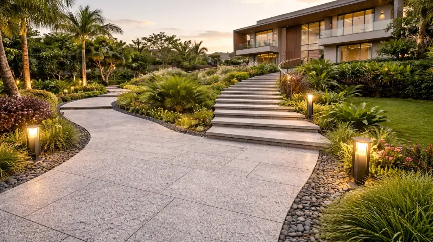 Outdoor Granite Flooring Tellapur Hyderabad