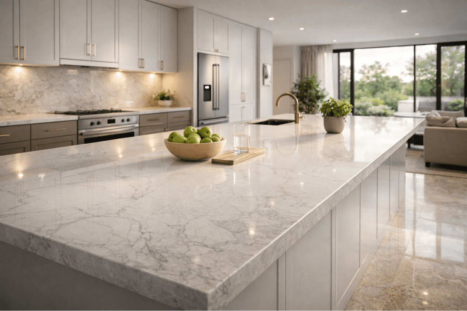 Quartz showroom in Manikonda Hyderabad GL Stone Expo