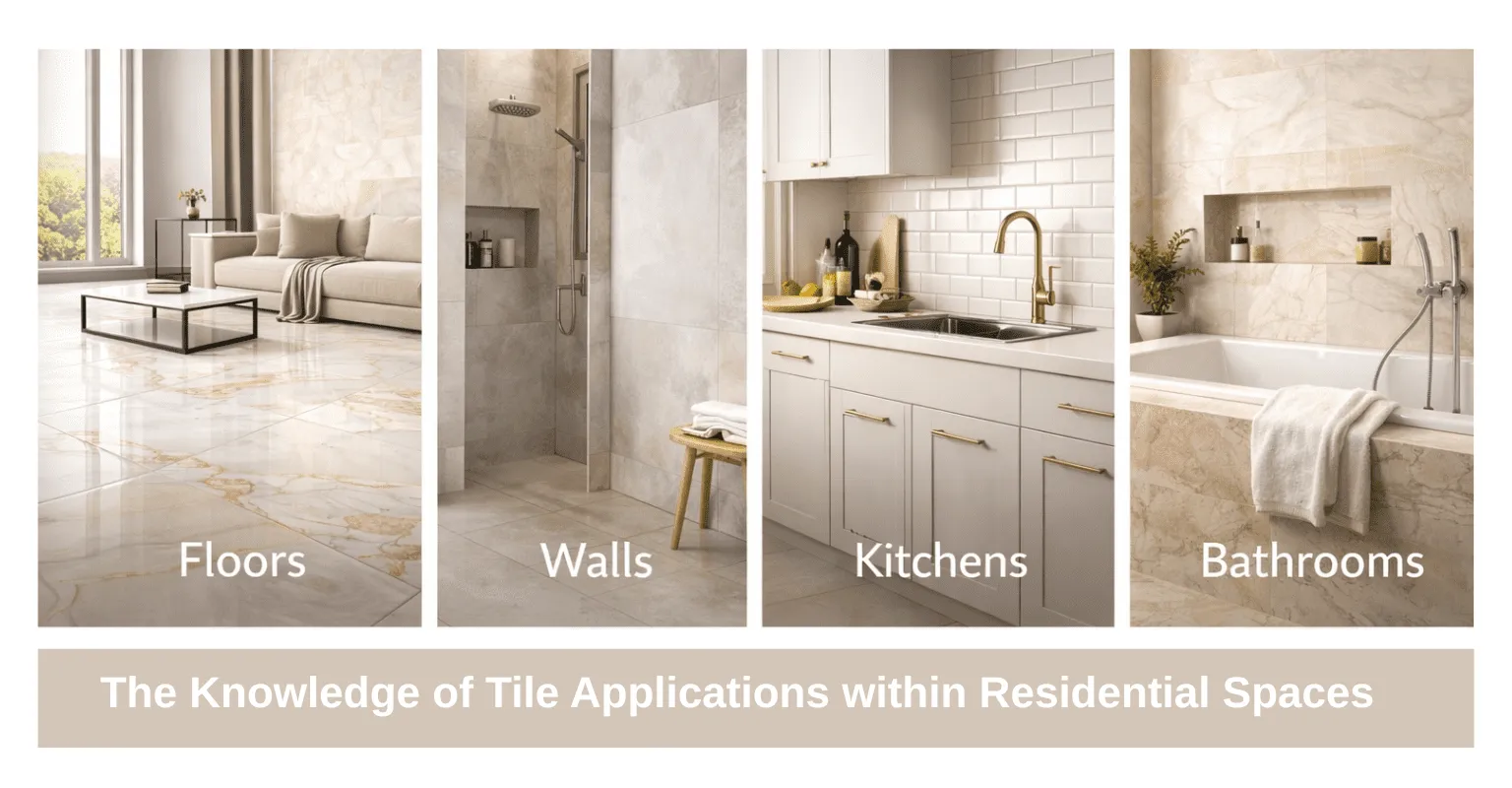 The Knowledge of Tile Applications within Residential Spaces