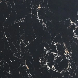 Amalfi Gold high gloss tiles with black and gold vein design