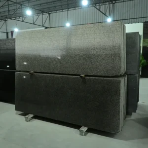Apple Green Granite full slab display in Hyderabad showroom