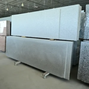 Chiku Grey Antique Granite slabs displayed at GL Stone Expo