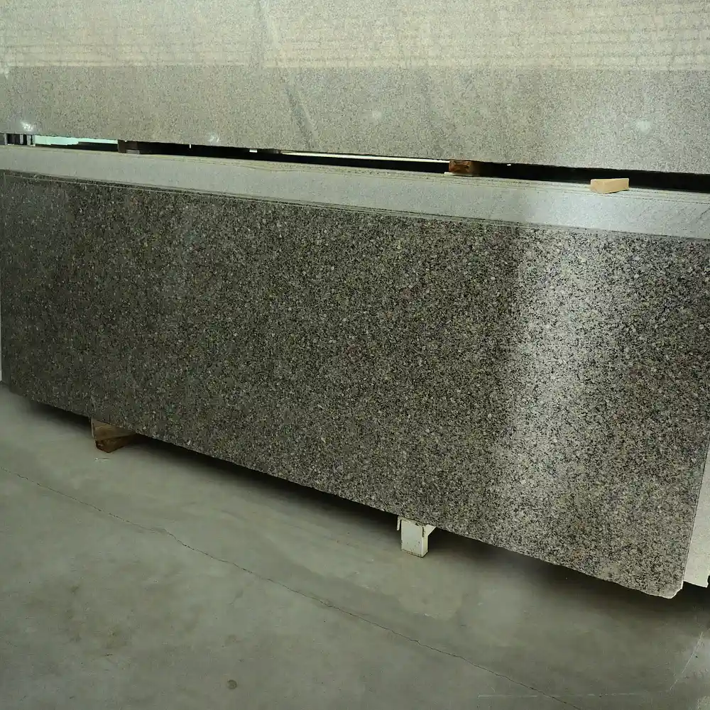 Premium Desert Brown Granite slabs for kitchen countertops, flooring, and wall cladding.