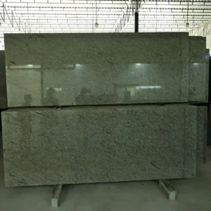 Close-up texture of Diamond Pearl Granite with natural grey mineral patterns.