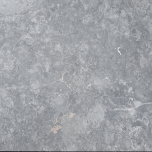 Close-up texture view of GL Stone Expo Marlene Dark Grey vitrified tile with natural marble finish