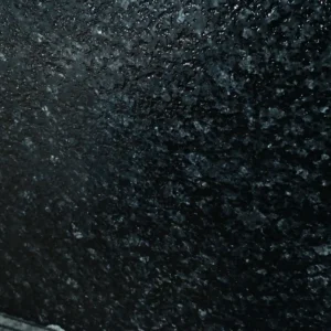 Close-up texture of Nova Black Granite with a polished natural black finish.