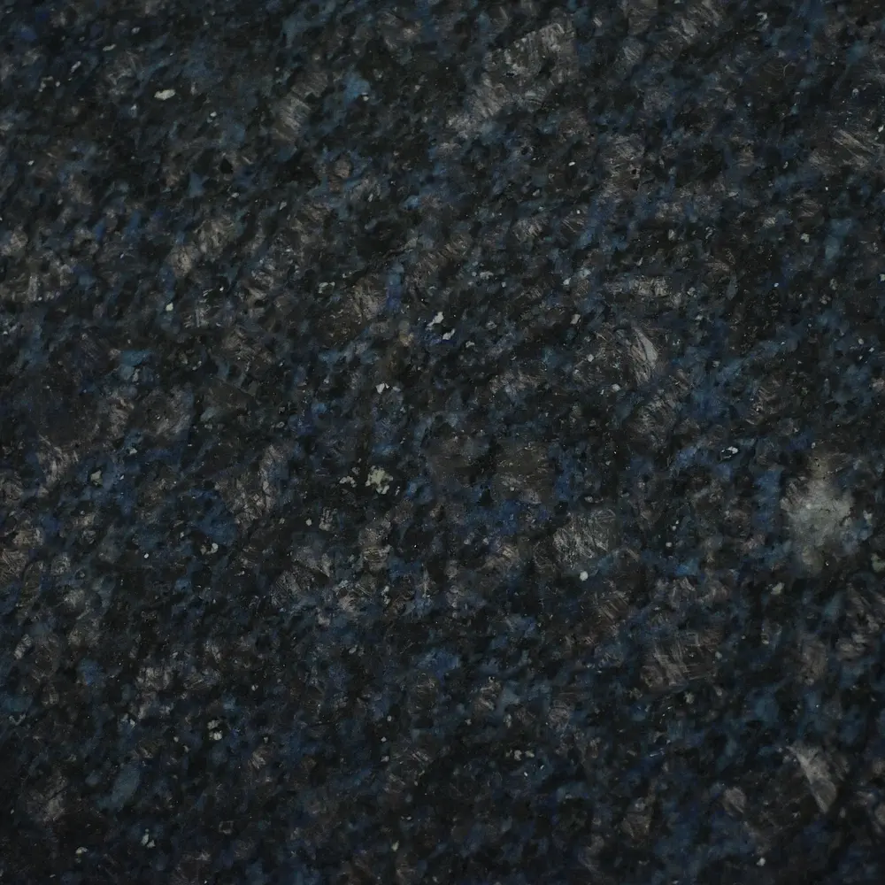Royal Black Granite natural stone slab for kitchens and flooring