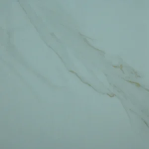 Statuario Grace Max Tile featuring a white surface with elegant grey and subtle golden marble-effect veins