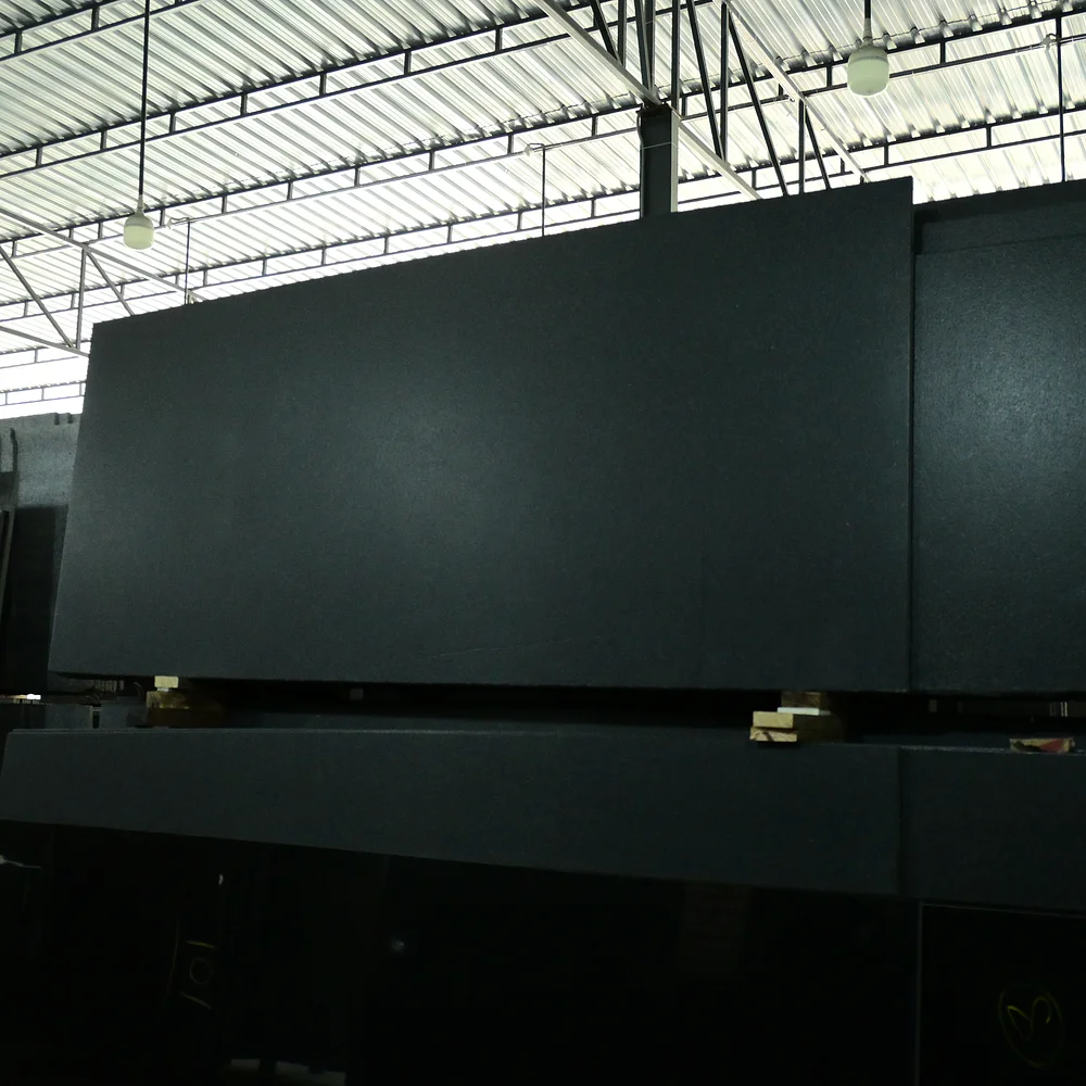 Z Black Leather Granite Texture | Premium Black Natural Stone