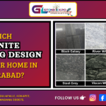 Best granite flooring designs for homes in Hyderabad featuring Black Galaxy, River White, Tan Brown, Steel Grey, Viscon White, and Absolute Black granite by GL Stone Expo.
