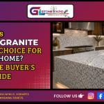 P White Granite slab for kitchen countertops and flooring by GL Stone Expo Hyderabad