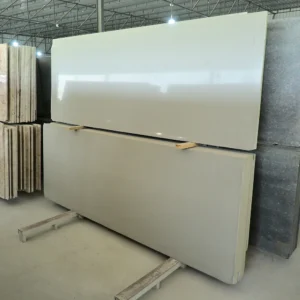 Kandla Grey stone slabs in grey finish at GL Stone Expo Hyderabad